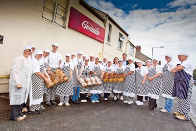 Gerrards Bakedry staff, Ruthin Road, Wrexham