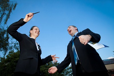 WNO counts on Coxeys....Pictured is Anthony and Laura Watkins from Coxeys.