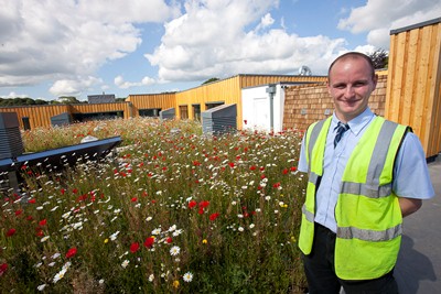 ANWYL...THE NEW LEARNING ZONE BUILD AT NORTHOP COLLEGE.