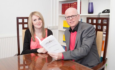 Pro Action Business man Steven Burgess with Coxeys Advisor Rhian Williams