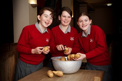 Howells school Denbigh? Pictured is Maddie Watkins, Sian Lind and Isobel Dignum.
