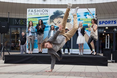 EAGLES MEADOW FASHION ON THE MOVE. Pictured is Fashion on the move model Matthew Lightfoot