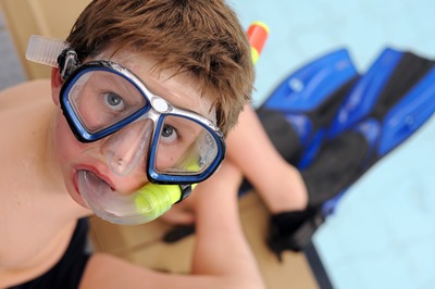 Josh Butler (9), who has been awarded Snorkeller of the Year with Batley Snorkelling Club.28.02.12Picture by Roger Moody