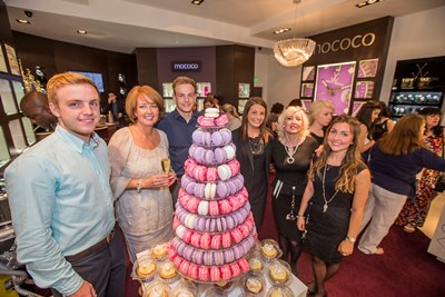 Mococo at Eagles Meadow in Wrexham have celebrated their first anniversary. From left, Adam Hooson, Oliver Hooson, Maureen Hooson owner, and staff Rachel James, Sandra Koumas and Angharad Wainwright.