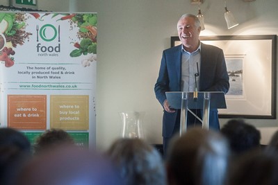 food North Wales Forum at Bodnant Welsh Food. Pictured is Dewi Davies, TPNW