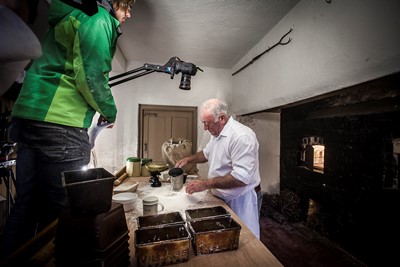VILLAGE BAKERY? Alun Jones Bakes Bread at Erddig.