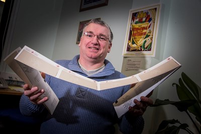 Keith Potts, who works hard all year round for the eisteddfod.