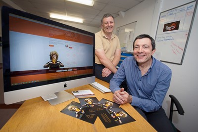 The Energy Company, Ruthin. Pictured is (FRONT) Colin Pritchard and Mark Mason.