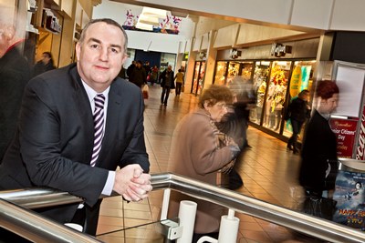 Kevin Lockwood, manager Darwin Cenre, Pride Hill, Shrewsbury