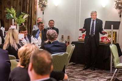Wrexham Business Professionals evening with Lord Dafydd Ellis-Thomas at the Ramada, Wrexham. Lord Dafydd Ellis-Thomas