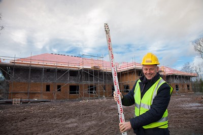 Pendine Parks Mario Kreft at Bryn Seiont site in Caernarfon .
