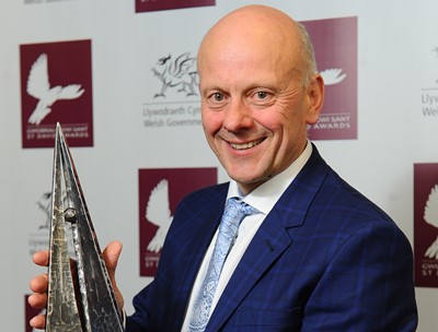 St David Awards 2015 take place in the Senedd, Cardiff. Pictured here is Mario Kreft MBE Social Care Owner.