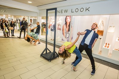 Fashion on the Move at the darwin Centre and Pride hIll centre in Shrewsbury with models Tom, Lee, Bayley and Michaela.